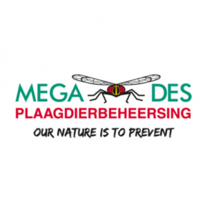 het logo van Mega-Des