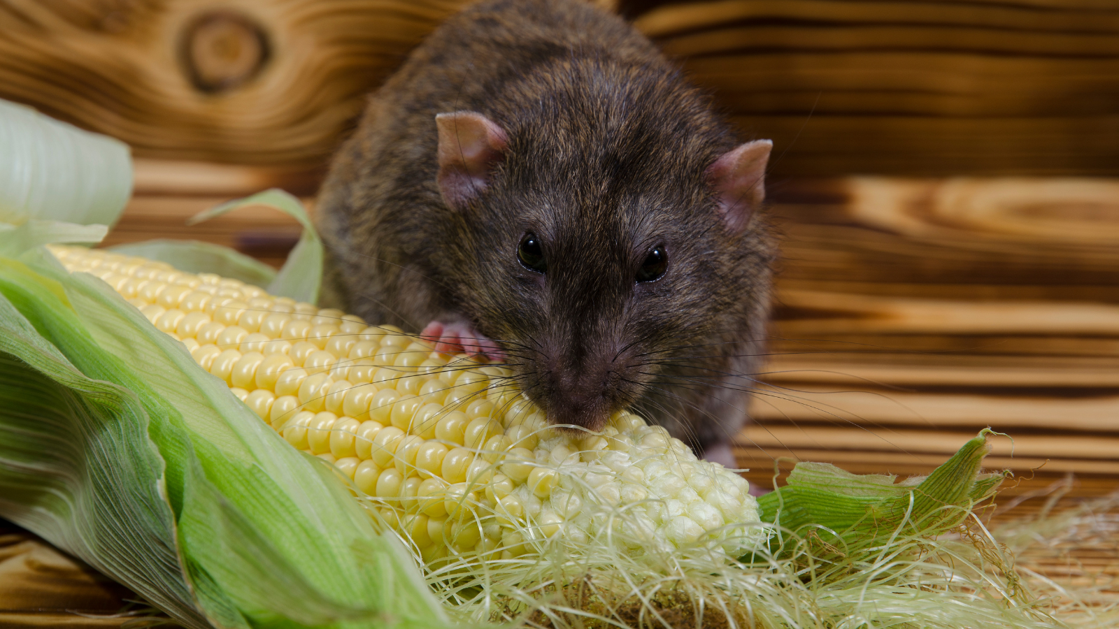 Een rat laat zich niet verjagen door geur wanneer er voedsel is
